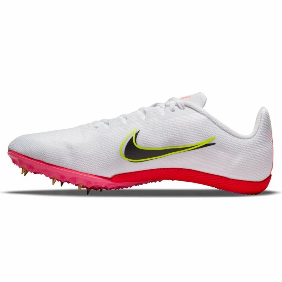 * Nike Uni Zoom Rival M 9 (100 White/Black/Black) Footwear