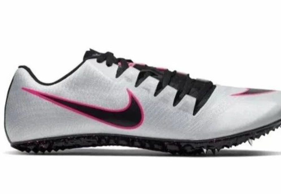 * Nike Uni Zoom Ja Fly 3 Track Spike (003 Pure Platinum/Black-Pink Blast) Footwear