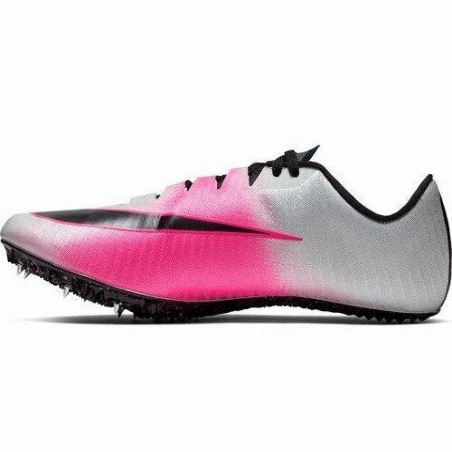 * Nike Uni Zoom Ja Fly 3 Track Spike (003 Pure Platinum/Black-Pink Blast) Footwear