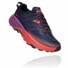 * Hoka Women'S Speedgoat 4 (Oshc Outer Space/Hot Coral) Footwear