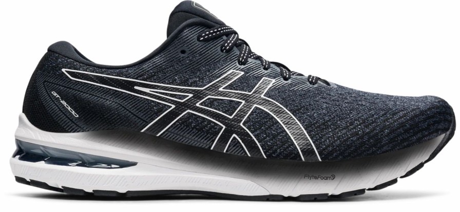 * Asics Men'S Gt-2000 10 (002 Black/White) Footwear