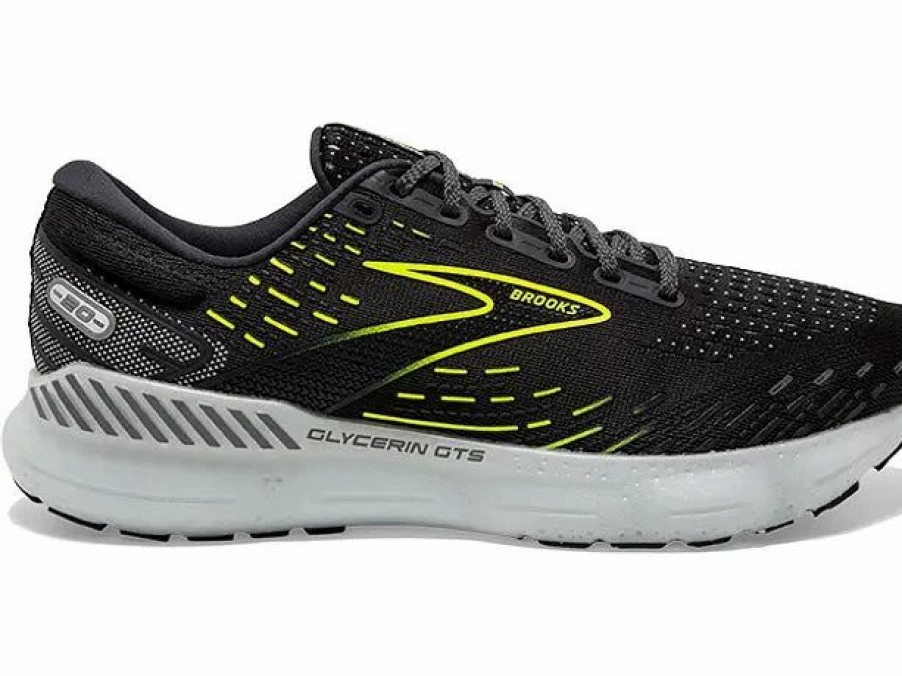 * Brooks Men'S Glycerin 20 (047 Ebony/White/Nightlife) Footwear