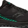 * Saucony Women'S Peregrine Ice+ 2 (1 Black/Jade) Footwear