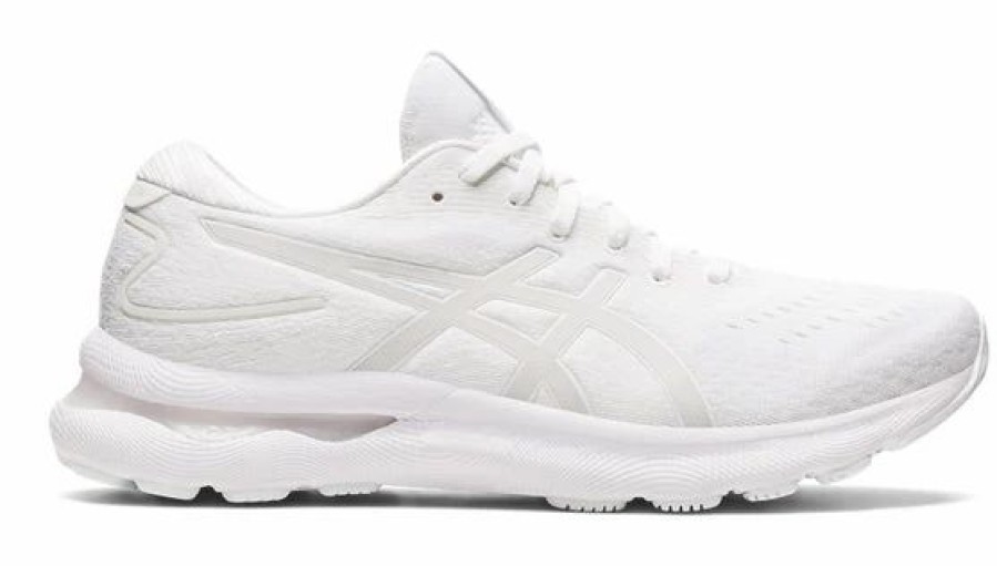 * Asics Women'S Gel-Nimbus 24 (101 White/White) Footwear