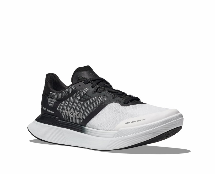 * Hoka Uni Transport X (Black/White) Footwear