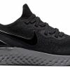 * Nike Men'S Epic React Flyknit 2 (001 Black/Black-White-Gunsmoke) Footwear