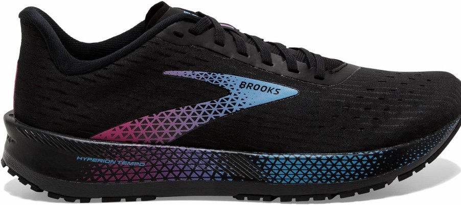 * Brooks Women'S Hyperion Tempo (097 Black/Blissful Blue/Fuchsia) Footwear