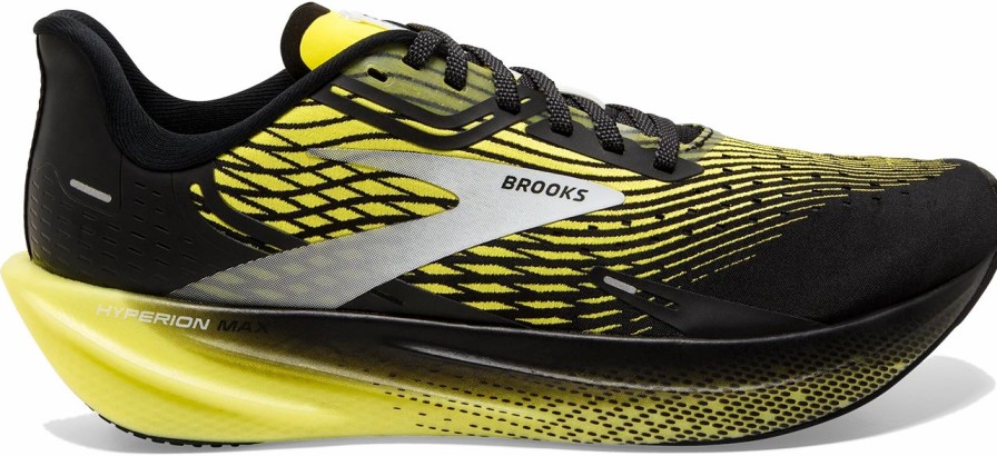 * Brooks Men'S Hyperion Max (078 Black/Blazing Yellow/White Footwear