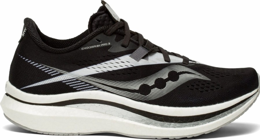 * Saucony Women'S Endorphin Pro 2 (10 Black/White) Footwear