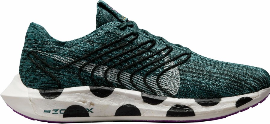 * Nike Men'S Pegasus Turbo Flyknit Next Nature (300 Mineral Teal/Light Silver/Black) Footwear