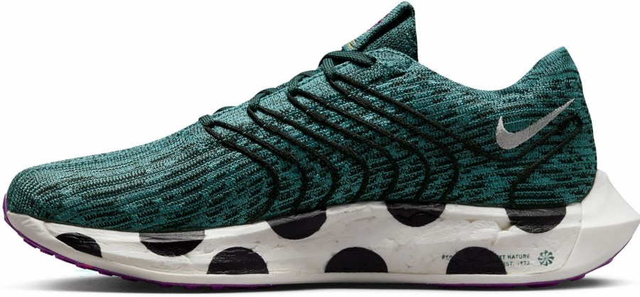 * Nike Men'S Pegasus Turbo Flyknit Next Nature (300 Mineral Teal/Light Silver/Black) Footwear