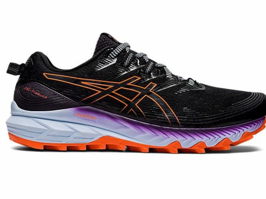 * Asics Women'S Trabuco 10 (001 Black/Nova Orange) Footwear