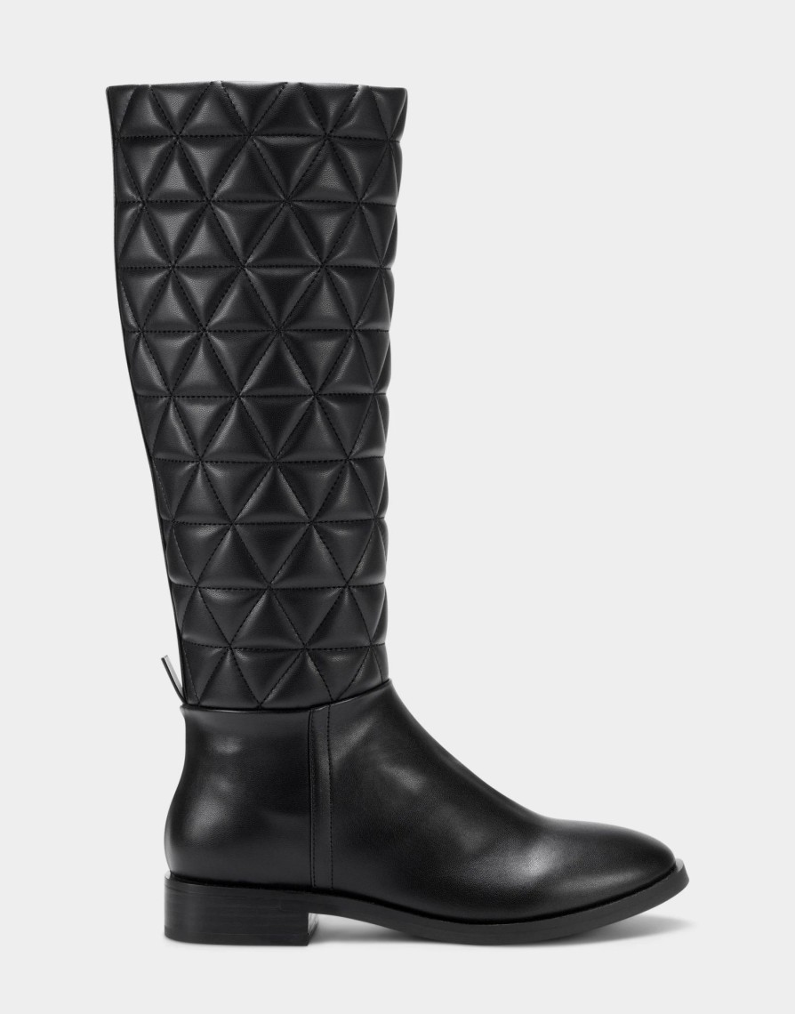 * Aerosoles Berri Black Quilted Tall Boots