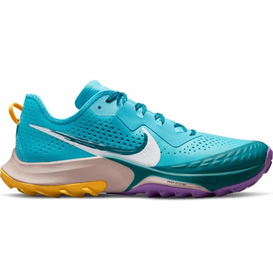 * Nike Men'S Air Zoom Terra Kiger 7 (400 Turquoise Blue/White/Mystic Teal) Footwear