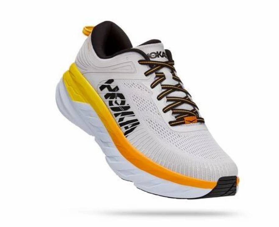 * Hoka Men'S Bondi 7 (Ncry Nimbus Cloud/Radiant Yellow) Footwear