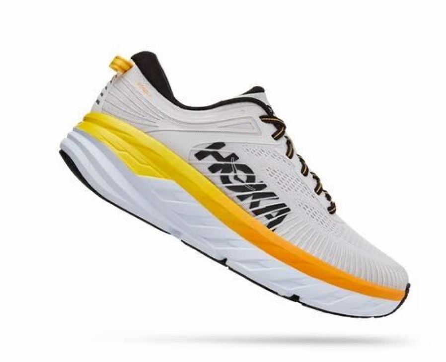 * Hoka Men'S Bondi 7 (Ncry Nimbus Cloud/Radiant Yellow) Footwear