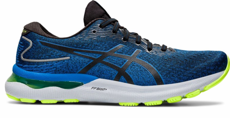 * Asics Men'S Gel-Nimbus 24 (003 Black/Lake Drive) Footwear