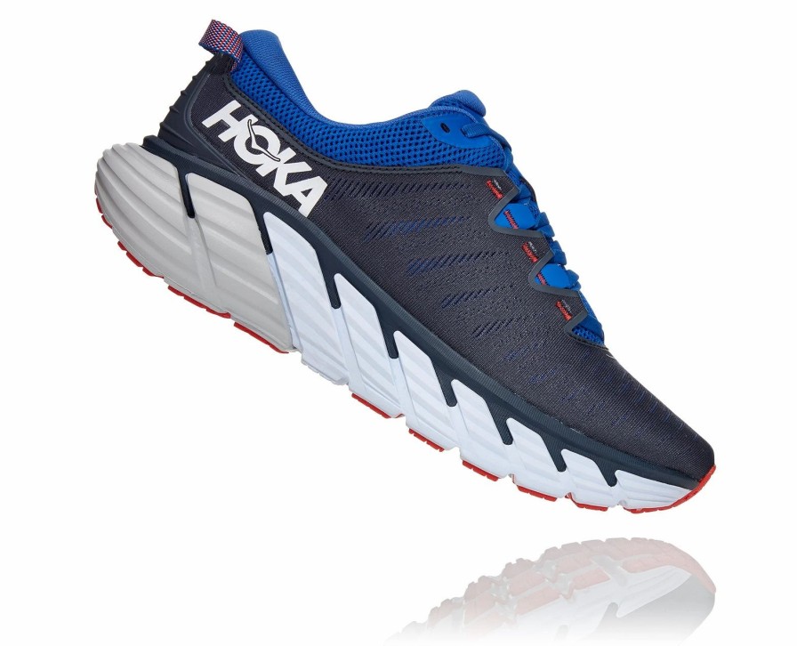 * Hoka Men'S Gaviota 3 (Bits Black Iris/Turkish Sea) Footwear