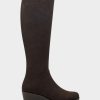 * Aerosoles Binocular Brown Faux Suede Tall Boots