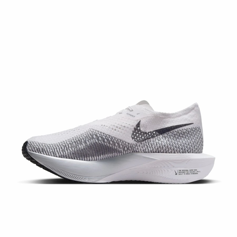 * Nike Men'S Zoomx Vaporfly 3 (100 White/Particle Grey/Metallic Silver/Dark Smoke Grey) Footwear