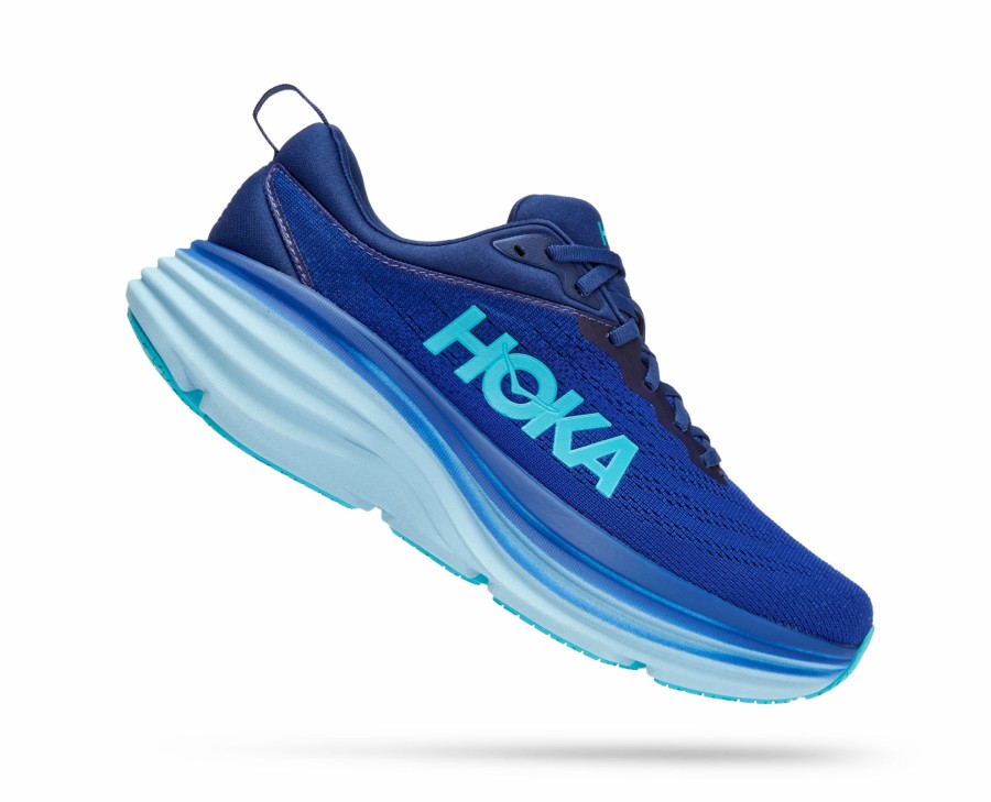 * Hoka Men'S Bondi 8 (Bbbg Bellwether Blue/Bluing) Footwear