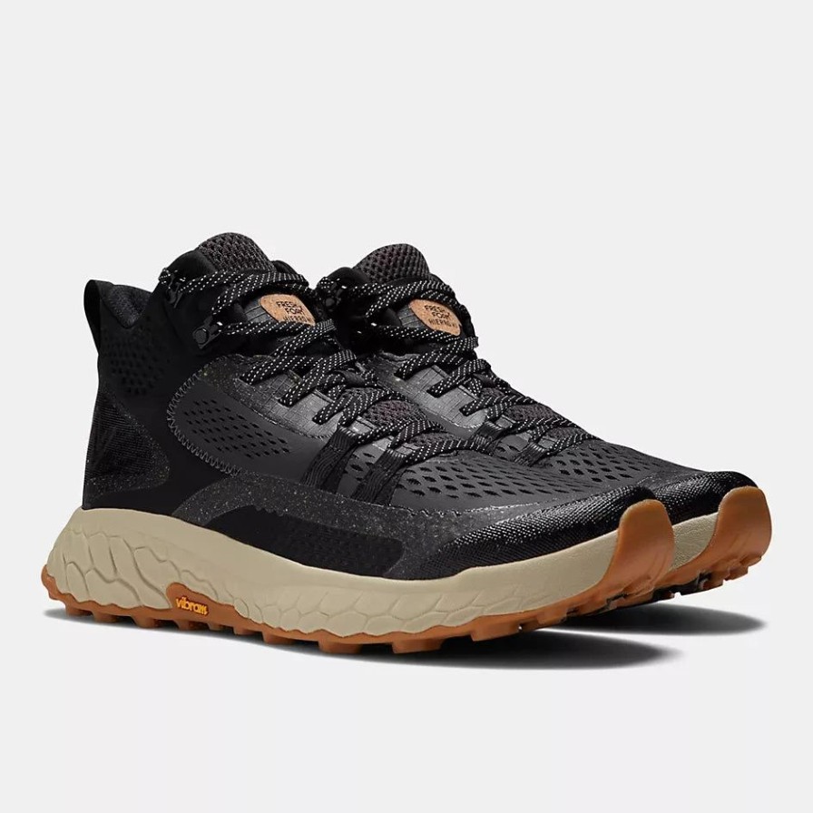 * New Balance Men'S Fresh Foam X Hierro Mid (Bb Black/Timberwolf) Footwear