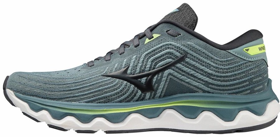 * Mizuno Men'S Wave Horizon 6 (Kbey Smoke Blue/Ebony) Footwear