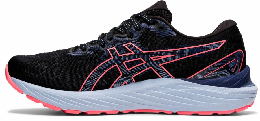 * Asics Women'S Gel-Cumulus 23 (019 Black/Blazing Coral) Footwear