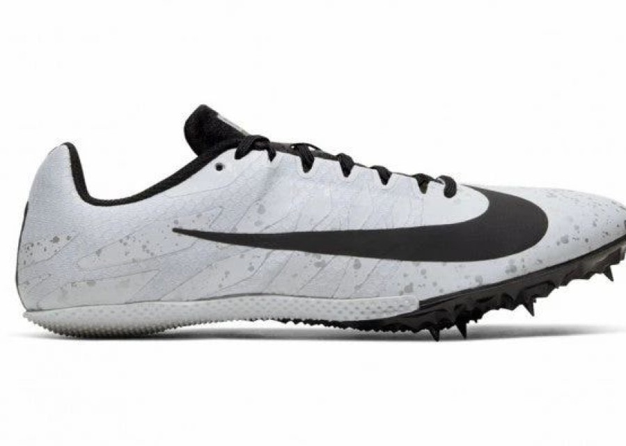 * Nike Uni Zoom Rival S 9 (005 Pure Platinum/Black-Metallic Silver) Footwear