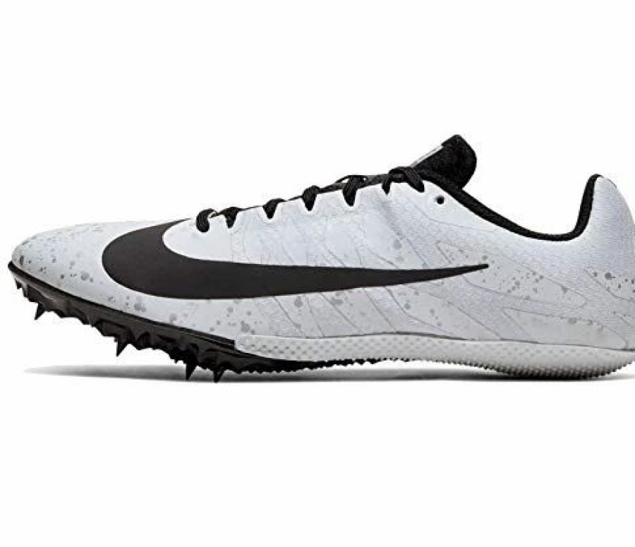 * Nike Uni Zoom Rival S 9 (005 Pure Platinum/Black-Metallic Silver) Footwear