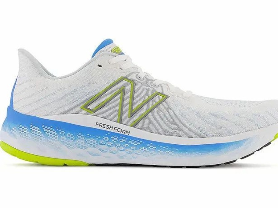 * New Balance Men'S Fresh Foam Vongo V5 (Wm White/Light Blue) Footwear