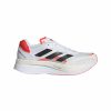 * Adidas Men'S Adizero Boston 10 (White/Core Black/Solar Red) Footwear