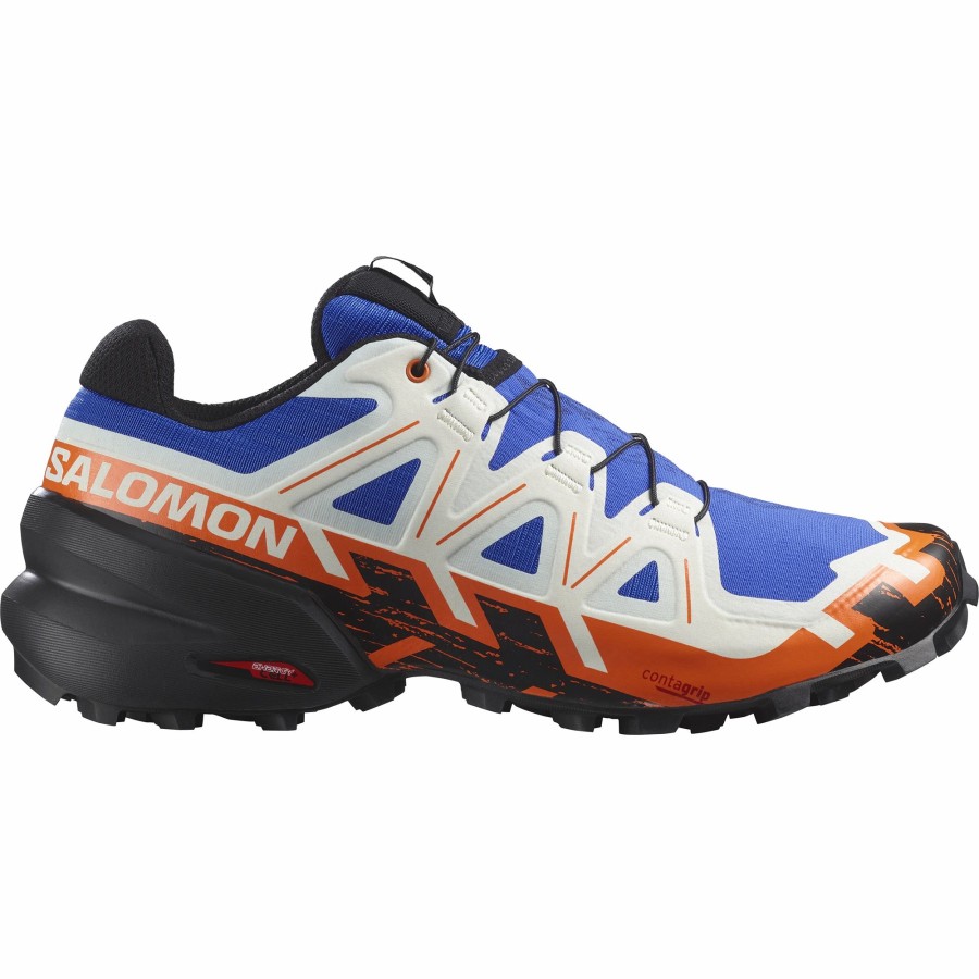 * Salomon Men'S Speedcross 6 (Lapis Blue/Black/Scarlet Ibis) Footwear