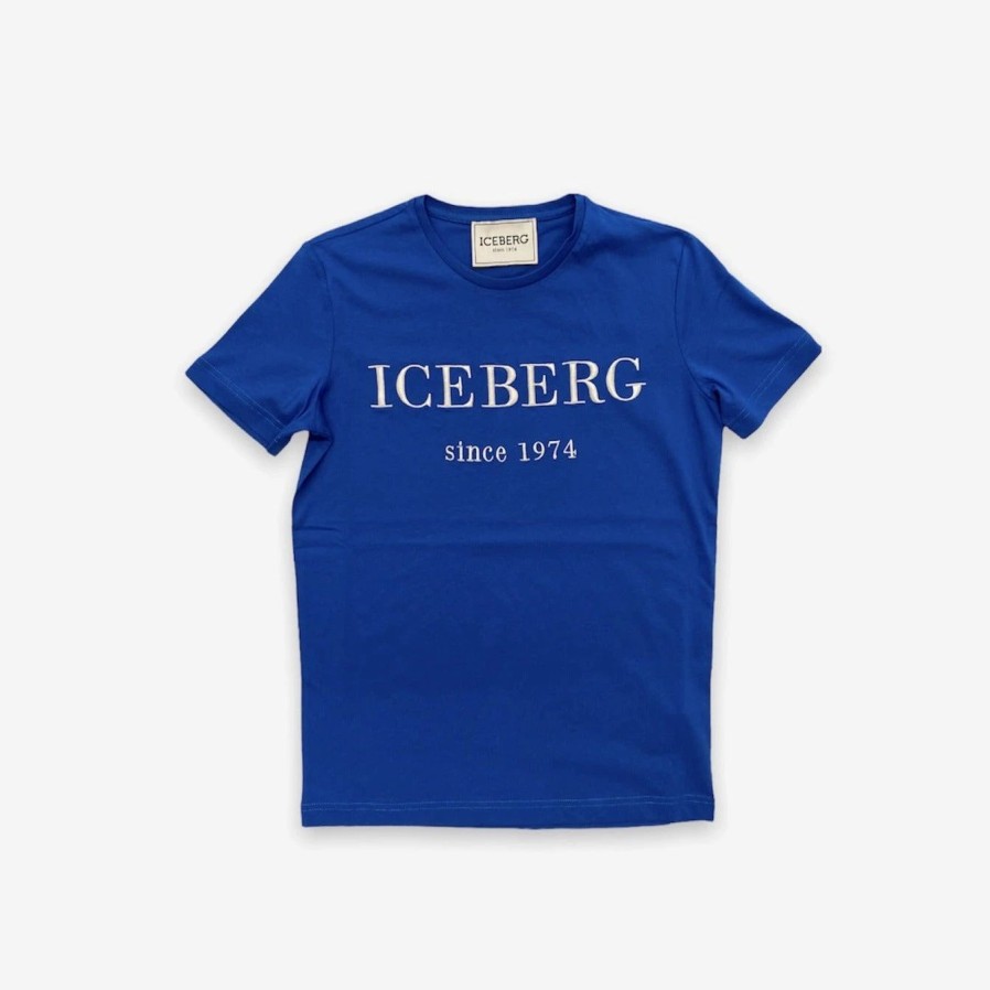 * Iceberg T-Shirt Blue Fo14 Iceberg