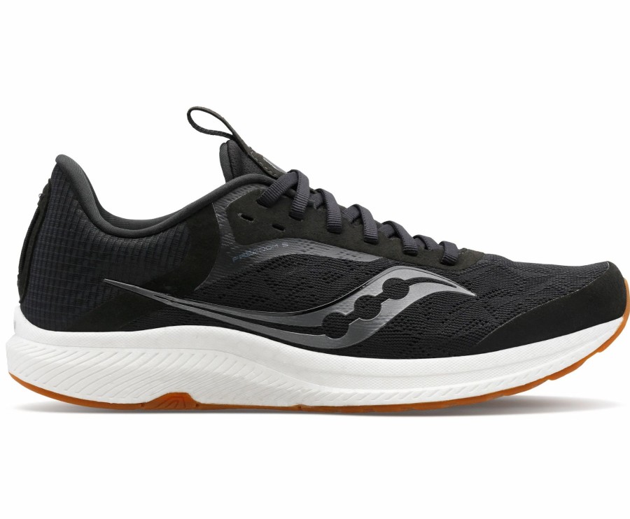 * Saucony Men'S Freedom 5 (12 Black/Gum) Footwear