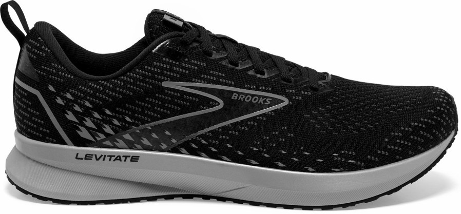 * Brooks Men'S Levitate 5 (051 Black/Ebony/Grey) Footwear