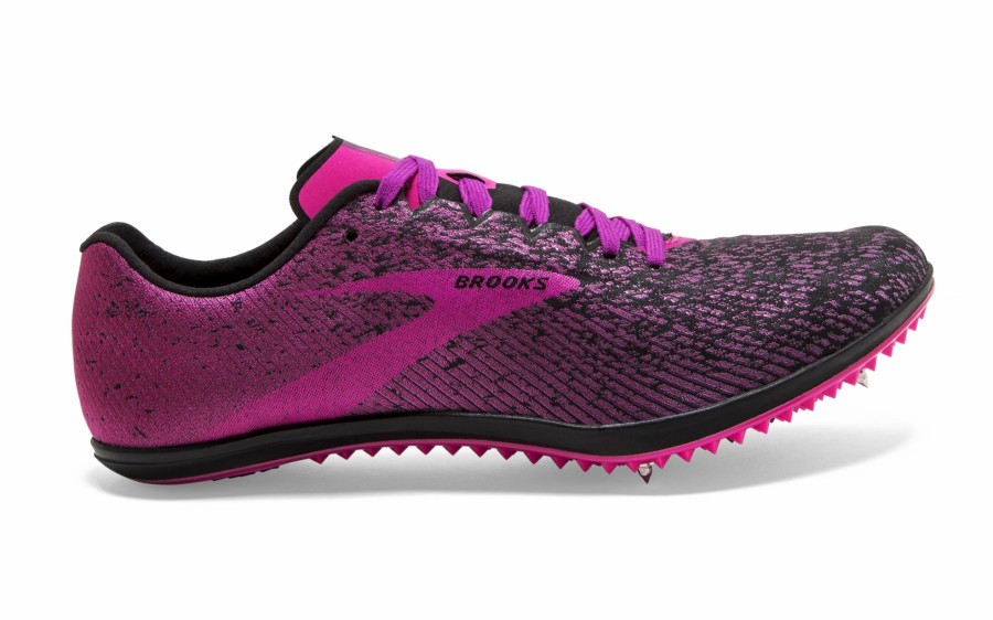 * Brooks Women'S Mach 19 (063 Black/Hollyhock/Pink) Footwear