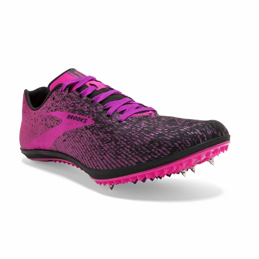 * Brooks Women'S Mach 19 (063 Black/Hollyhock/Pink) Footwear