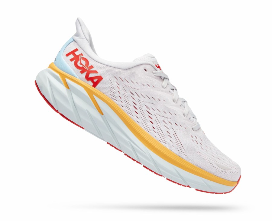 * Hoka Men'S Clifton 8 (Ncbdb Nimbus Cloud/Blanc De Blanc Footwear