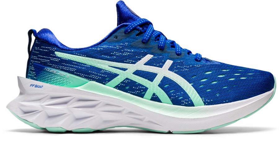 * Asics Women'S Novablast 2 (401 Lapis Lazuli Blue/White) Footwear