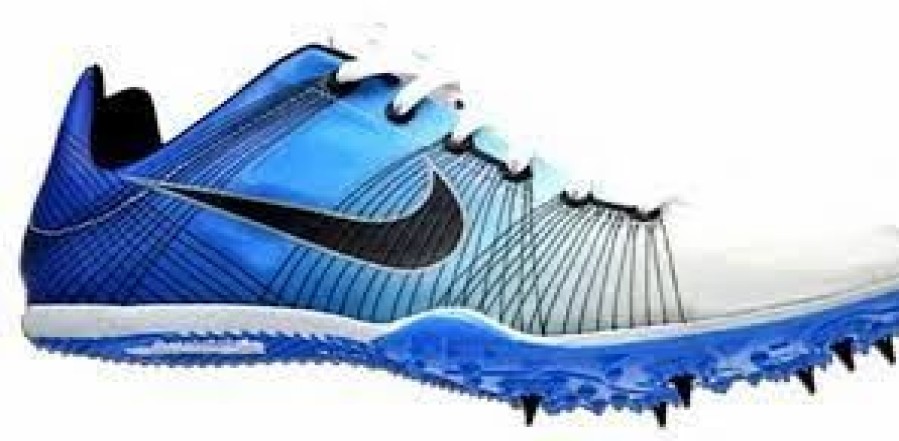 * Nike Uni Zoom Victory (104 White/Black/Photo Blue/Metallic Silver) Footwear