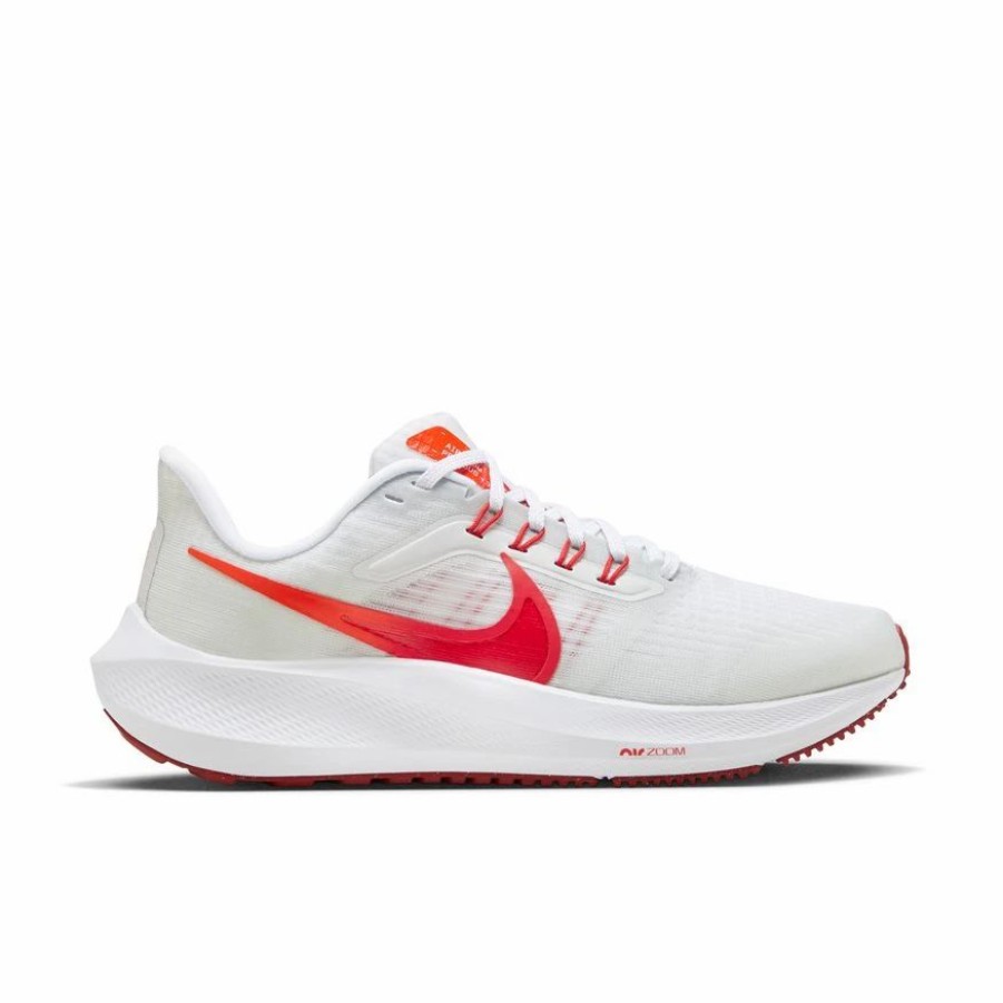 * Nike Women'S Air Zoom Pegasus 39 (103 White/University Red/Photon Dust) Footwear