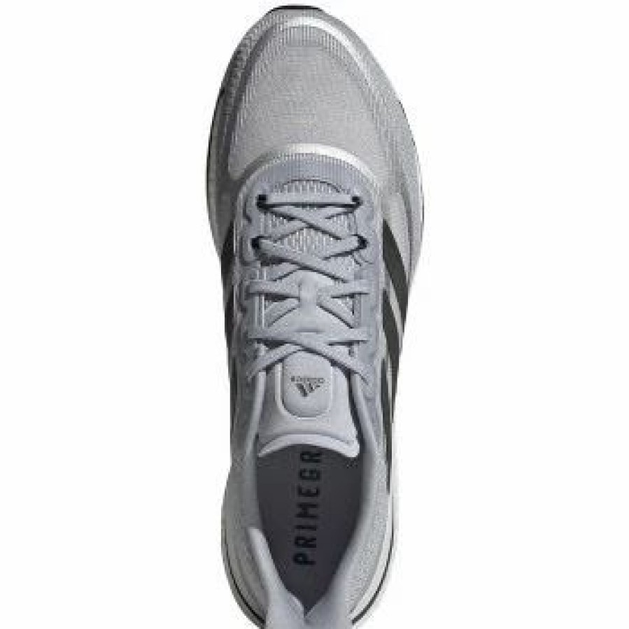 * Adidas Men'S Supernova + (Halo Silver/Core Black/Matter Silver) Footwear