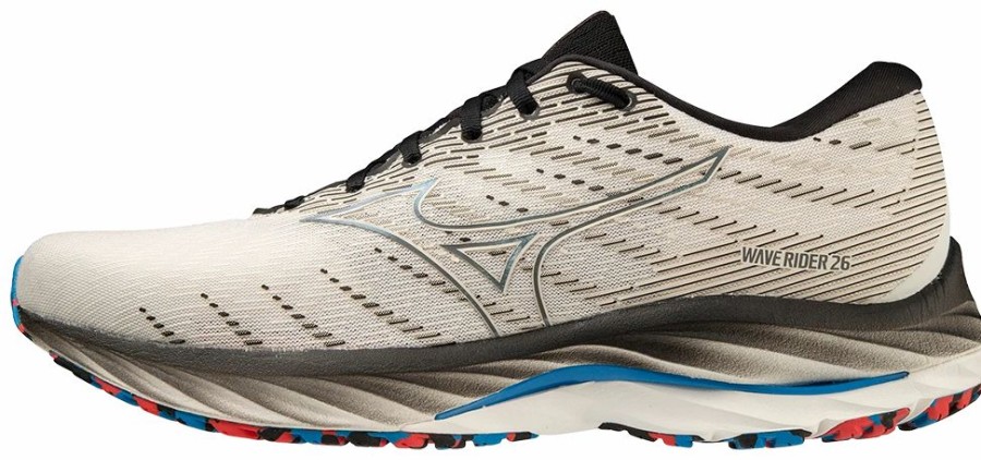 * Mizuno Men'S Wave Rider 26 (Ug4M Ultimate Grey/Neo Lime) Footwear