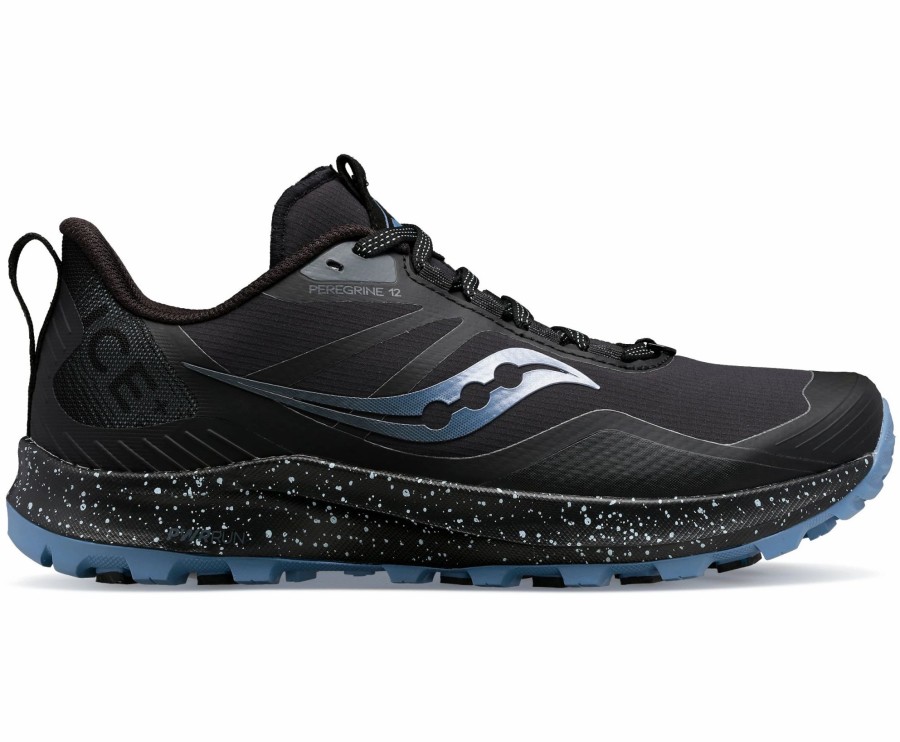 * Saucony Women'S Peregrine Ice+ 3 (10 Black/Summit) Footwear