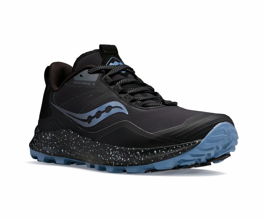 * Saucony Women'S Peregrine Ice+ 3 (10 Black/Summit) Footwear