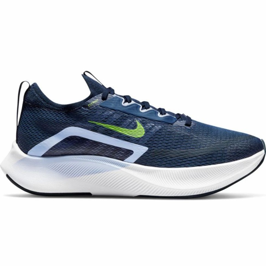 * Nike Women'S Zoom Fly 4 (400 Mystic Navy/Volt/Armory Navy) Footwear