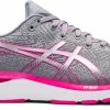 * Asics Women'S Gel-Cumulus 24 (021 Sheet Rock/Pink Glo) Footwear