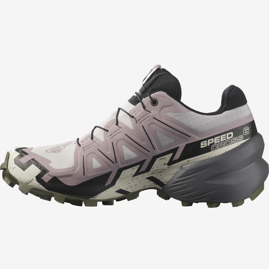 * Salomon Women'S Speedcross 6 Gore-Tex (Ashes Of Roses/Black/Olive Night) Footwear