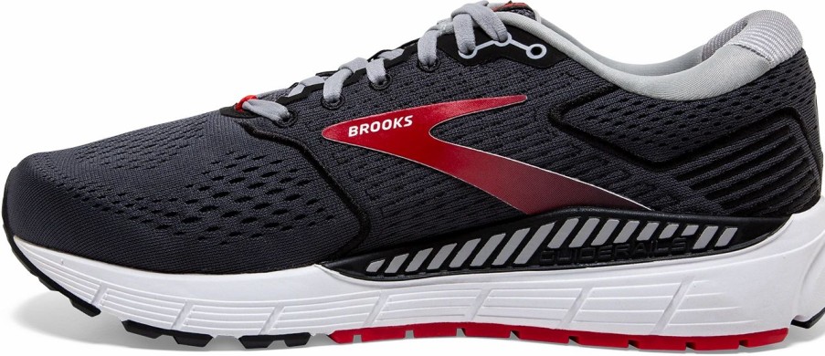 * Brooks Men'S Beast '20 (019 Blackened Pearl/Black/Red) Footwear